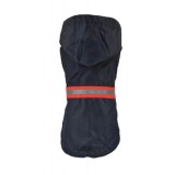Pelerină de ploaie pentru c&acirc;ini, Reflective, albastru, 3XL