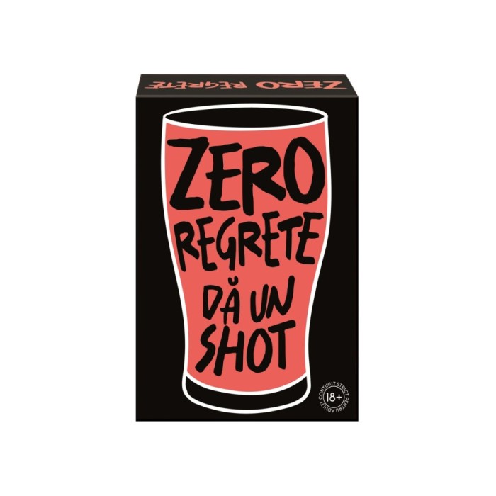 Joc de societate zero regrete da un shot