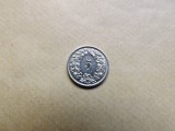 Elvetia 5 Rappen / Centimes 1939, Europa, Nichel