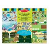 Set autocolante reutilizabile, Melissa &amp; Doug, Habitats