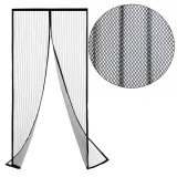Plasa anti-insecte, PROCART, pentru usa, 100x220 cm, inchidere magnetica, negru
