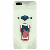 Husa silicon pentru Huawei Y5 Prime 2018, Fierce Polar Bear Winter