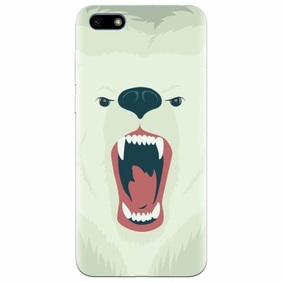Husa silicon pentru Huawei Y5 Prime 2018, Fierce Polar Bear Winter foto
