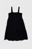 Levi&#039;s rochie din bumbac culoarea negru, maxi, evazati, A8649