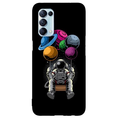 Husa compatibila cu Oppo A15s model Into Space, Silicon, TPU, Viceversa foto