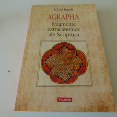 Agrapha - frangmente exracanonice ale Scripturii