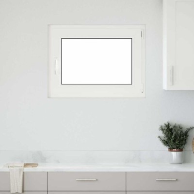 Fereastră de subsol &amp;bdquo;RISOR&amp;rdquo; 80x70 cm oscilo-batantă DIN dreapta antracit foto