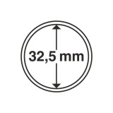 Capsule pentru monede, diametru interior 32.5mm, cutie 10 buc