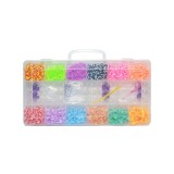 Cumpara ieftin Set creativ elastice, 2400 piese, 7Toys, Brand