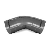 Eckst&uuml;ck Aussen mit einstellbarem Winkel von 120&deg; bis 145&deg; graphit System 100