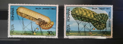 Timbre 1993 Aerostate folosite in Romania MNH foto