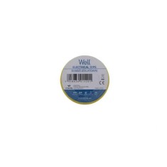 Banda izolatoare 19mm x 20m galben 1buc Well