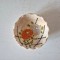 Bol mic ceramic vintage japonez, pictat manual, 7cm x 3cm