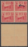 ROMANIA Posta locala Paltinis Hohe Rinne 1L din 1924 bloc 4 cu eroare neuzat MNH