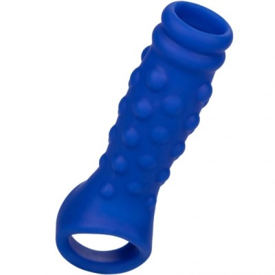 CALEXOTICS - ADMIRAL BEADED PENIS COVER LIQUID SILICONE BLUE foto