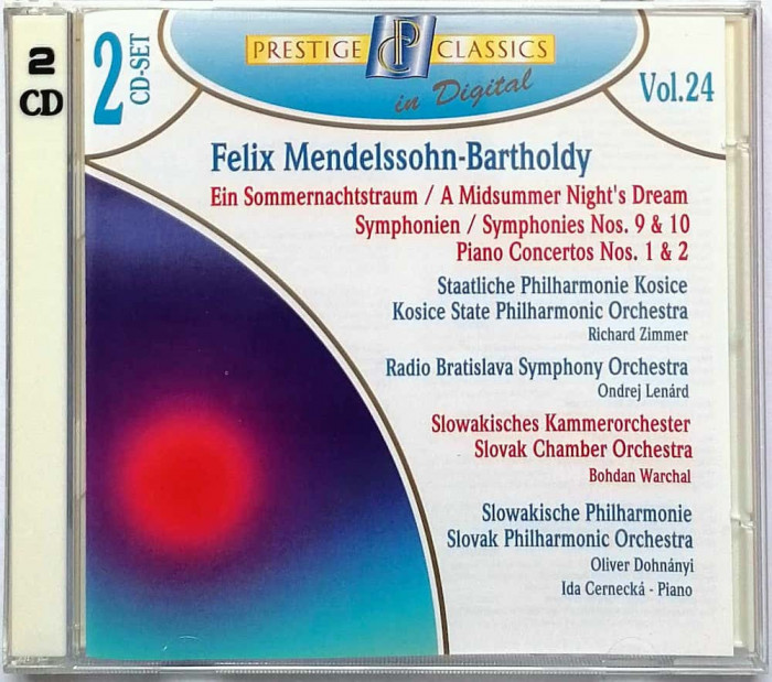 2CD compilație - Prestige Classics in Digital: Volumul 24 (Mendelsson)