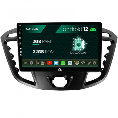 Navigatie Ford Transit Tourneo (2012-2020), Android 12, A-Octacore 2GB RAM + 32GB ROM, 9 Inch - AD-BG9002+AD-BGRKIT123 foto
