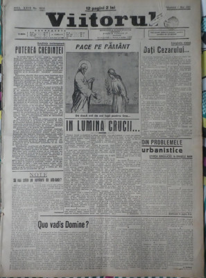 Ziarul Viitorul, 1 mai 1937, numar omagial de Pasti, 12 pagini foto