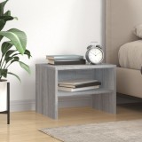 Noptiera Gossi gri sonoma 40x30x30 cm lemn prelucrat PAL dreptunghiulara