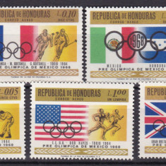 Honduras 1968 sport olimpiada MI 695-701 MNH