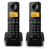 Telefon dect d2602 negru philips