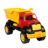 Basculanta de santier, plastic, 53 cm, Rosu/Galben, ATU-086197, Oem