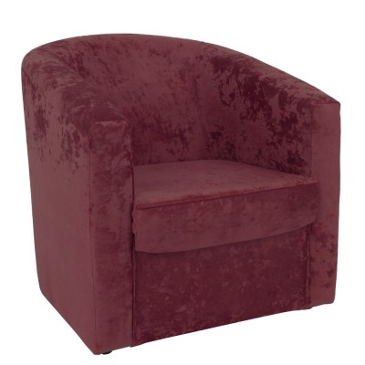 Fotoliu Tudor - stofa E42 - bordo foto