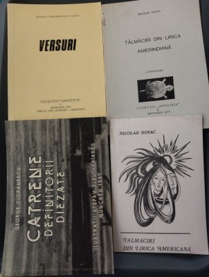 LOT 4 VOL. VERSURI COLECTIA APOZITIA MUNCHEN&amp;#039;76-87(GHELMEGEANU/NOVAC/CIORANESCU) foto
