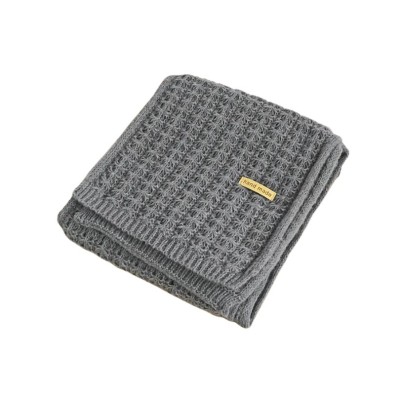 Fular uni tricotat foto