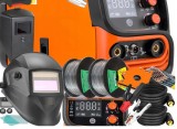 Aparat, invertor sudura MIG MMA 250A sarma flux fara gaz + Masca sudura cu inchidere automata + accesori sudura (KD1875+V75207+AZ-ES019+RSZ+KD1153+KD1