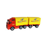 Camion cu remorca + prelata - Volvo PowerTruck, 77x19x25 cm, Wad