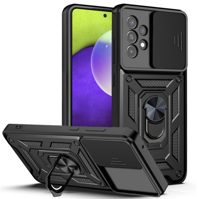 Husa pentru Samsung Galaxy A52 4G / A52 5G / A52s 5G, Techsuit CamShield Series, Black foto