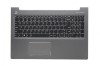 Carcasa superioara cu tastatura palmrest Laptop, Lenovo, Ideapad 510-15ISK Type 80SR, iluminata, neagra, layout US