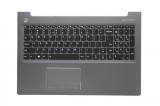 Carcasa superioara cu tastatura palmrest Laptop, Lenovo, Ideapad 510-15IKB Type 80SV, iluminata, neagra, layout US