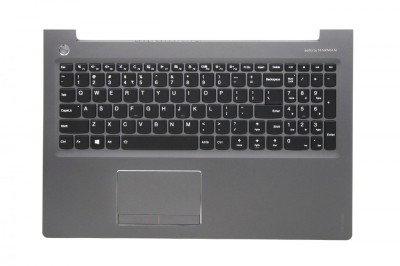 Carcasa superioara cu tastatura palmrest Laptop, Lenovo, Ideapad 310-15IKB Type 80TV, iluminata, neagra, layout US foto