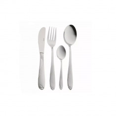 Set tacamuri din inox, 72 de piese, geanta depozitare, design clasic, Kinghoff