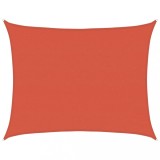 Cumpara ieftin Parasolar, caramiziu, 6x8 m, HDPE, 160 g/m&sup2;