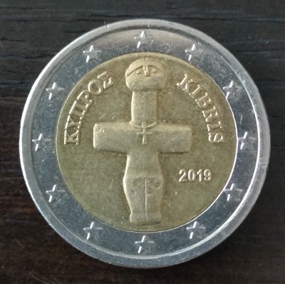 Republica Cipru - 2 Euro 2019 - An mai rar foto