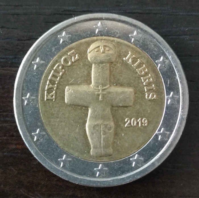 Republica Cipru - 2 Euro 2019 - An mai rar