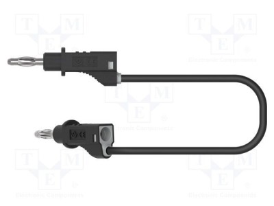 Cablu de măsurare ELECTRO-PJP 60VDC 30VAC 12A cu soclu axial 4mm negru foto