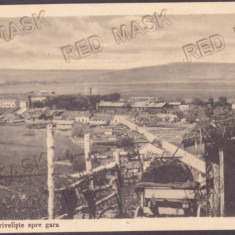 3943 - PASCANI, Iasi, Railway Station view, Romania - old postcard - unused