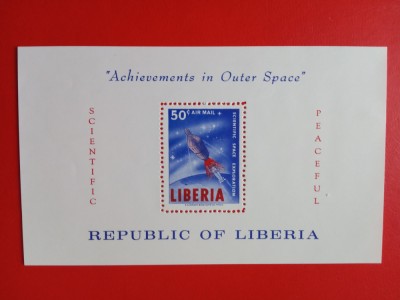 LIBERIA, SPACE - COLIȚĂ MNH foto