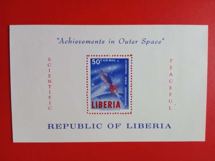 LIBERIA, SPACE - COLIȚĂ MNH