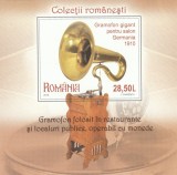 Romania 2019 - Colectii romanesti , Muzica , Gramofon , colita nedantelata , MNH