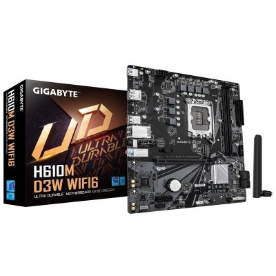 MB GIGABYTE H610M D3W WIFI6 foto