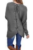 S716-181 Cardigan cu maneci lungi si model la spate