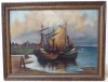 Ulei pe p&acirc;nză o lucrare foarte veche, Marine, Realism