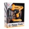 Set Jucarie pentru Copii Bormasina, Cyrax, Accesorii Incluse, 4 Capete de Schimb, Material Plastic, Interactiv, Distractiv, 21.5x17.5x6 cm, Portocaliu