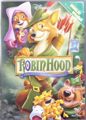 DVD animatie: Robin Hood ( stare foarte buna, dublat limba romana ) foto