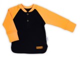 Bluza cu maneca lunga (181138) Colectia &quot;Big Trucks&quot; Neagra/Galbena Marimea 80